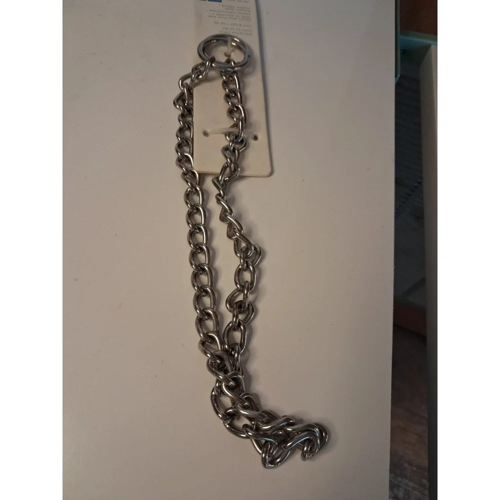 2 Aspen Pet Mighty Link & Good2Go Metal Chain Dog Training Collar L/XL 24